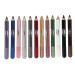 Baluue 12pcs Pearlescent Eyeshadow Pencil Eye Shadow Sticks Shimmer Eyeshadow Glitter Gel Makeup Powder 12.5X0.5cm Assorted Color