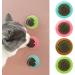 Dacitiery 4PCS Catnip Balls Toy for Cats Rotatable Edible Balls Interactive Cat Toy Self-Adhesive Catnip Teeth Cleaning Licking Balls for Kitten - Buy Online on SooperMarket.com