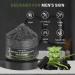 Men's Face Scrub Bamboo Charcoal Salicylic Acid Face Exfoliant Facial Peeling Improves Blackheads Acne Clogged Pores Cleansing Oil Control Pre-shave Care for Men with Facial Cleansing Brush - Buy Online on SooperMarket.com