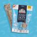 SKIPPER'S Fish Skin Flatties Sticks - Handmade and Air-Dried - 100% Dog Chews Long Lasting Natural Dog Treats - Skin Care - High Protein Low Fat Dog treats -250g Regular 250 g (Pack of 1) - Buy Online on SooperMarket.com