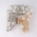 Vintage Metal Rhinestone Hair Claw with Imitation Pearl - Large Size Hair Clip for Women (Gold-A) - Buy Online on SooperMarket.com