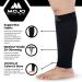 Mojo Compression Calf Sleeves 20-30mmHg Plus Size 4XL Black - Swelling & Shin Splints Support - Buy Online on SooperMarket.com