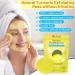 60 Turmeric Cleansing Pads for Face Exfoliating Scrubs with Vitamin C & B5 for Acne & Scars | International Shipping Available - Buy Online on SooperMarket.com