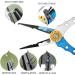 Coollto 3PC Premium Fishing Pliers Set | Stainless Steel Fish Lip Gripper & Aluminum Pliers with Sheath | Includes Fish Hook Remover & Safety Coiled Lanyard - Buy Online on SooperMarket.com