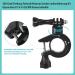 Rotating Motorcycle Phone Holder & GoPro Stand - 360 Screwable Bike Mount (Black) - Buy Online on SooperMarket.com