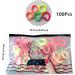 Elastic Band Hair Tie Soft Hair Tie Seamless Hair Tie for Thick Curly Hair Strong Elastic Ponytail Holder for Women Girls 100 Pieces 1 - Buy Online on SooperMarket.com