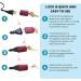 Roride Electrical Power Cord Plug Lock Device-Electrical Safety Baby Proofing Toddler Proofing Teen Proofing-OSHA Plug Lockout Approved-Prevent Dangerous Home Appliance Power Tool Injuries (RRKA) Red RR Key Alike (RRKA) - Buy Online on SooperMarket.com