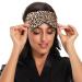 Haskirky Light Blocking Eye Mask - Adjustable Unisex Travel, Yoga, Meditation, Office Deep Sleep - Leopard Print - Buy Online on SooperMarket.com