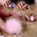 3D Fluffy Pom Balls Nail Charms Kit | 24 Pieces with Magnetic Detachable Plush Pom Poms | Storage Box Included | Nail Art DIY for Girls and Women - Buy Online on SooperMarket.com