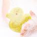Visiblurry Bath Sponge for Kids | Soft Wood Pulp Sponge Body Wash Scrubber | Shower Sponge Dead Skin Remover Cute Shower Brush Bath Supplies for Toddler Kids Baby Yellow - Buy Online on SooperMarket.com