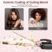 Curling Wand 9MM Thin Curling Iron Tight Curls for All Hair Types Tourmaline Ceramic Barrel 30-Second Heat-Up Long&Short Hair Culer Pro Curling Tongs Black - Buy Online on SooperMarket.com