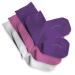 SmartKnitKIDS Seamless Sensitivity Socks 12 Pack - Made in USA Small Pink Purple White