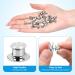 40PCS Locking Pin Back Clasp for Enamel Lapel Pins - Metal Pin Backing Keeper - Buy Online on SooperMarket.com