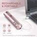 USB Rechargeable Flawless Facial Hair Remover for Women - Painless, Waterproof Hair Removal Device with LED Light - Includes Flannel Bag - Gold Finish - Buy Online on SooperMarket.com