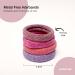 Basic Sense Gym Hair Ties - Unique Soft Jersey Bobbles Strong Hold Seamless Elastics Metal-Free for Active Lifestyles Pink - Buy Online on SooperMarket.com