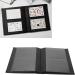 Nail Sticker Display Book Nail Stickers Storage Albums Nail Sticker Album Cardboard Kraft Paper for Nail Salons Family Photo Storage(Black) - Buy Online on SooperMarket.com