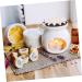 Warmhm 150-Piece Waxing Plate Set | Safe Reusable Wax Shell & Heating Inserts | Fragrance Warmer Tray & Aromatherapy Candle | Black 8.5x8.5x3cm (3pcs) - Buy Online on SooperMarket.com