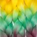Buy Tess Braids Extensions 60cm - 3 Pack Jumbo Kanecalon Ombre Braids for Box Braids - 100g/bundle Orange/Green/Pink Hair Extensions - Buy Online on SooperMarket.com