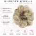 Vlasy Curly Wavy Messy Bun Hair Piece 35g 18/22# - Synthetic Chignon Scrunchies Extensions for Women - Updo Hair Accessories for Girls - Buy Online on SooperMarket.com