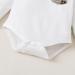 Puseky Baby Boy Long Sleeve Romper and Plaid Suspenders Overall Pants 0-3 Months White - Buy Online on SooperMarket.com