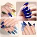 4 Pieces Blue Nail Polish Set - Quick Drying & Long-Lasting Blue Beige Grey Nail Polish - Non-Toxic Water-based Nail Polish - No UV Nail Polish for DIY Nail Art Manicure at Home (4 Pieces Blue Set) - Buy Online on SooperMarket.com