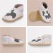 Leather Baby Shoes with Soft Sole | Bridget Bulldog Design | 0-6 Months | Boy & Girl Toddler Walking Shoes - Buy Online on SooperMarket.com
