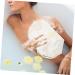 NOLITOY Exfoliating Back Rub Bath Towel & Washcloth with Handles | Long Body Scrubber for Shower | Nylon Foaming Puff - Ideal for a Refreshing Bath Experience - Buy Online on SooperMarket.com