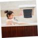 Silicone Body Brush Bath Towel Set - 2Pcs Pull Back Strip Scrubber for Adults | 100x25cm - Buy Online on SooperMarket.com