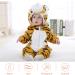 COOKY.D Unisex Winter Hooded Romper Jumpsuit 18-24 Months Tiger Print - Buy Online on SooperMarket.com