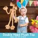 Lixiaoyan Double Head Plush Toy - 21.65-inch Bendable Siren Head Doll for Kids & Adults - Birthday Gift Cartoon Whistle Toy (Yellow/Brown) - Buy Online on SooperMarket.com
