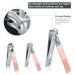 10-Part Manicure & Pedicure Set - Nail Care Kit with Scissors & Clippers | Travel Beauty Essentials (Pink) - Buy Online on SooperMarket.com