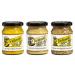 Mustard Bundle with Tracklements Strong English Mustard 140g Smooth Dijon Mustard 140g and Robust Wholegrain Mustard 140g (Pack of 3)