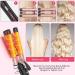 Buy Professional 5 in 1 Curling Wand Set - Interchangeable 3 Barrel Curling Iron with Ceramic Tourmaline - Perfect for Beach Waves & Curls - Worldwide Shipping - Buy Online on SooperMarket.com