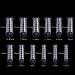 BNG 120 Pieces Nail Forms - Dual Full Cover Extension Moulds for Poly Nail Gel | Clear 6 - Buy Online on SooperMarket.com