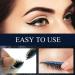 4 Pairs Self-Adhesive Glitter False Eyelashes with Eyeliner Stickers Reusable & Waterproof Black Eye Makeup Set - Buy Online on SooperMarket.com