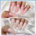 Lofuanna Dip Powder Nail Starter Kit - 2 Colors DIY French Manicure Set for Beginners - Pink Set - Buy Online on SooperMarket.com