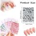 Taicols 10 Sheets 3D Design Nail Stickers Glitter Heart Nail Stickers Self-Adhesive Valentine's Day Nail Stickers Shiny Love Heart Nail Stickers DIY Nail Art Nails Decoration for Women Girls - Buy Online on SooperMarket.com