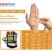 KIDDIMOTO Children's Fingerless Cycling Gloves for Boys & Girls - Bicycle Bike Gloves M (4-8y) - Fun Comic Design - Buy Online on SooperMarket.com
