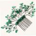 Mikinona Green Branches and Leaves Hair Comb Leaf Comb Hairpin Wedding Comb Hairpin Wedding Crystal Hair Decor Wedding Headdress Crystal Leaf Headdress Crystal Comb Hairpin Leaf Hair Comb - Buy Online on SooperMarket.com