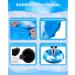 HITOP Snow Tube - Heavy Duty Inflatable Sled for Kids and Adults | Thickened 0.9mm Material | Perfect Winter Toy Gift - Cloud Sky03 - Buy Online on SooperMarket.com
