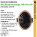 Mikki Bamboo Moulting Massage Palm Brush for Gentle Grooming | Handmade Sustainable Bamboo Brush for Dog Cat Puppy with Short Medium Coats - Buy Online on SooperMarket.com