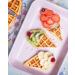 Vegan Belgian Waffle 20x90g ready to add your choice of topping. Ready to eat. Resturant Quality - Buy Online on SooperMarket.com