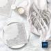 PAW 3-Layer Colorful Napkins (33x33 cm) - 20 Pieces for Communion Weddings Confirmations & Celebrations | Royal Lace Silver Design - Buy Online on SooperMarket.com