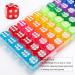 50 Pieces 14mm Colored 6 Sided Dice for Board Games and Math Learning - Bulk Dice for Classroom - Buy Online on SooperMarket.com