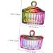 Beavorty 10 Pcs colorful crystal cup acrylic nails glass storage bowl glass bowls monomer dishes with lids nail art cup colored glass monomer acrylic nail liquid nail brush manicure - Buy Online on SooperMarket.com