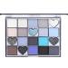 Eyeshadow Palette 20 Colors Eye Shadow Shades Pallets Glitter Navy Blue Makeup Set Intense Color Blendable Pressed Pigment Eyeshadow For Women Girls Gift DS102