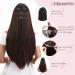 REECHO Blonde Hair Extensions 4PCS Clip in Hair 20 Thick Long Beach Wave Synthetic Hairpieces 6H12-Chocolate Brown with Blonde Highlights, 24 Inch, Pack of 4, 280g - Buy Online on SooperMarket.com