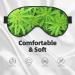Buy Green Leaf1 Soft Sleep Eye Mask - Breathable Female Eye Patch for Travel & Relaxation - Buy Online on SooperMarket.com