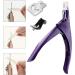 Purple Nail Clippers Tip Cutters for Acrylic False Fake Gel Nails - Rustproof Professional Manicure Pedicure Trimmer - Buy Online on SooperMarket.com