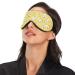Haskirky Light Blocking Eye Mask - Adjustable Adult Men/Women | Travel, Yoga, Meditation | Comfortable Cat Paw Print | Deep Sleep Aid - Buy Online on SooperMarket.com